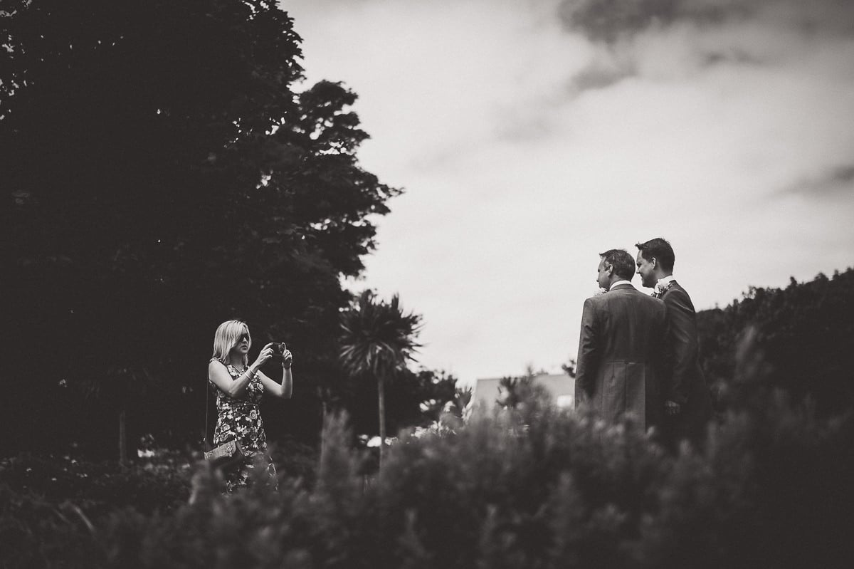 guests photographing each other