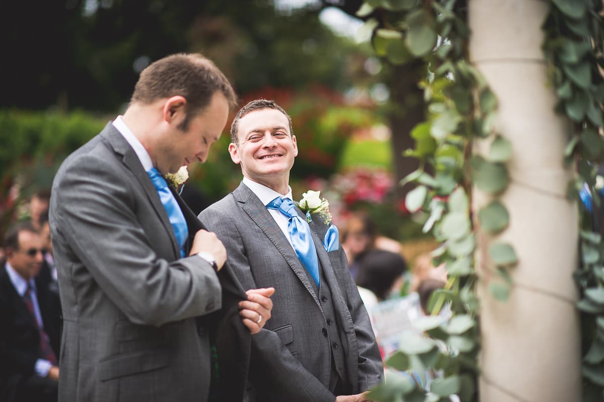 Awaiting groom