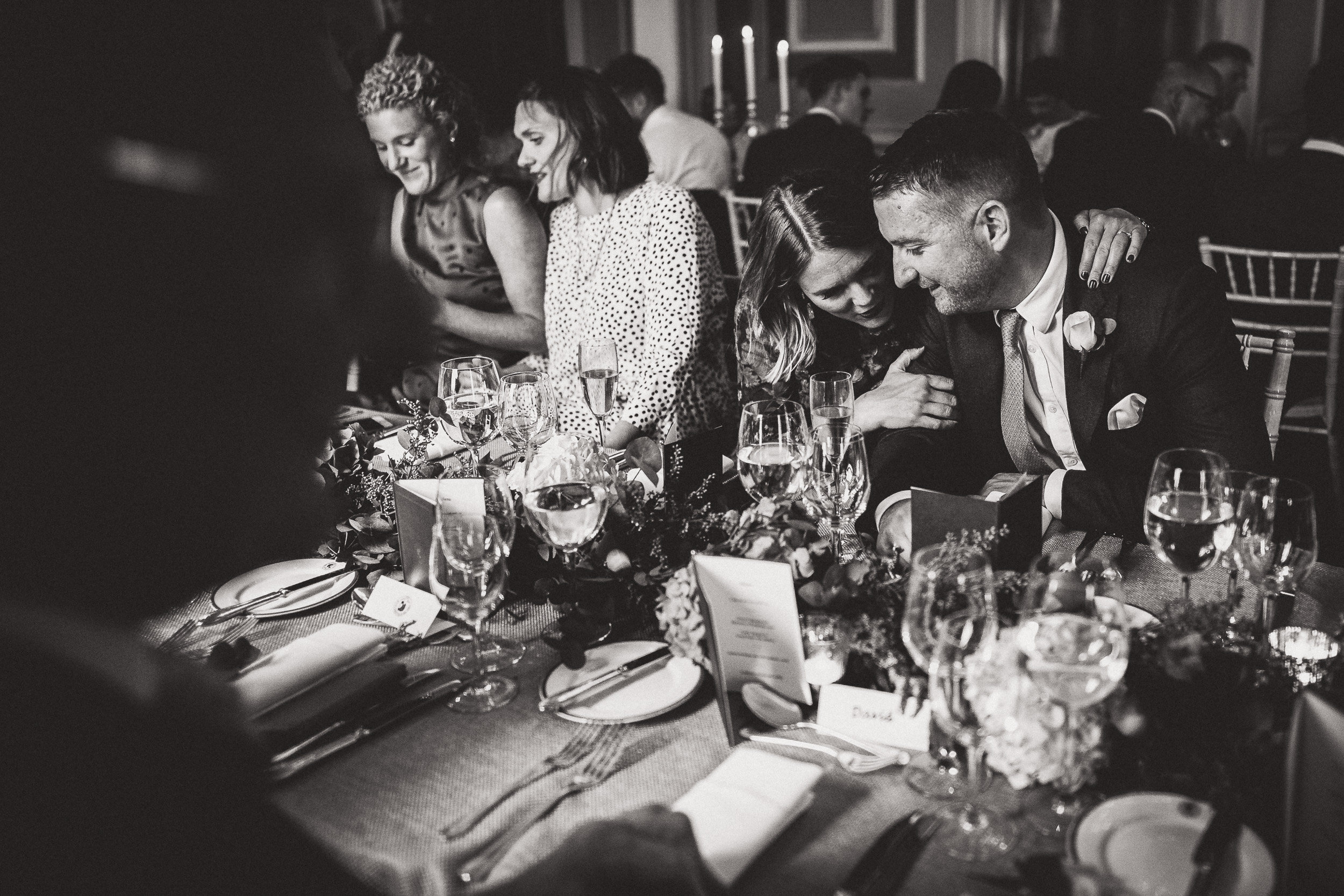 A wedding photo showcasing a bride and groom.