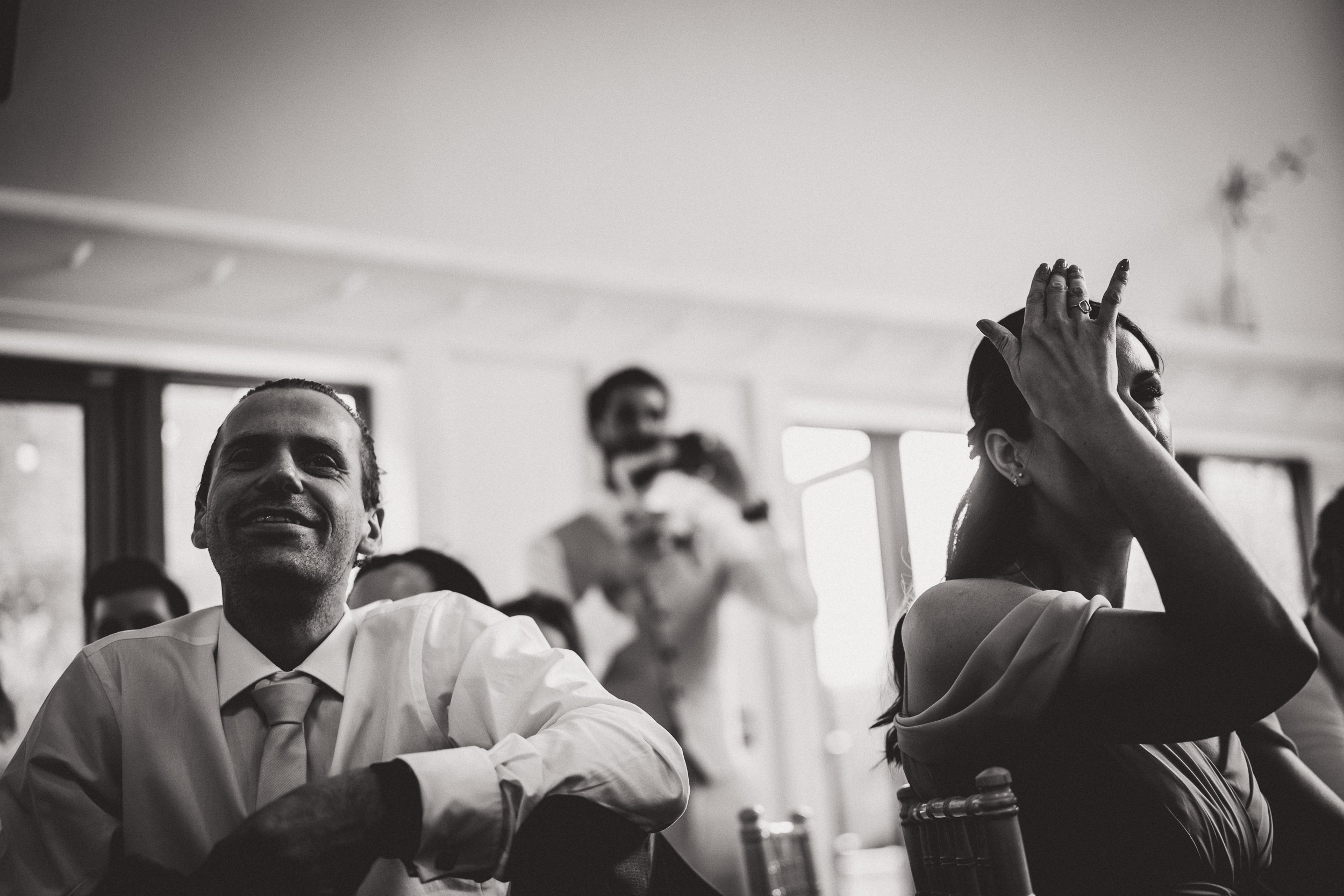 Wedding photo of a bride and groom.