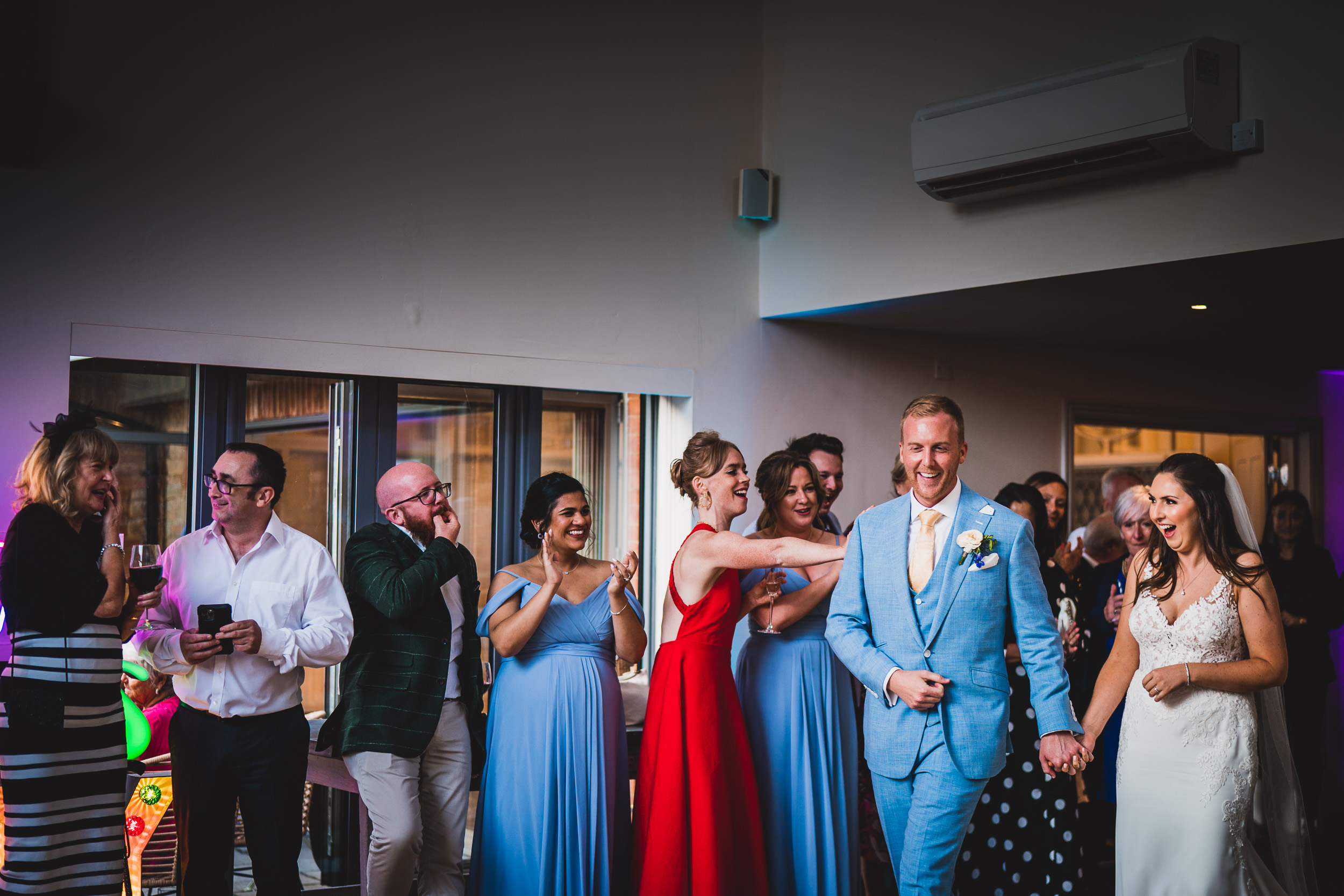 A bride and groom captured in a wedding photo.