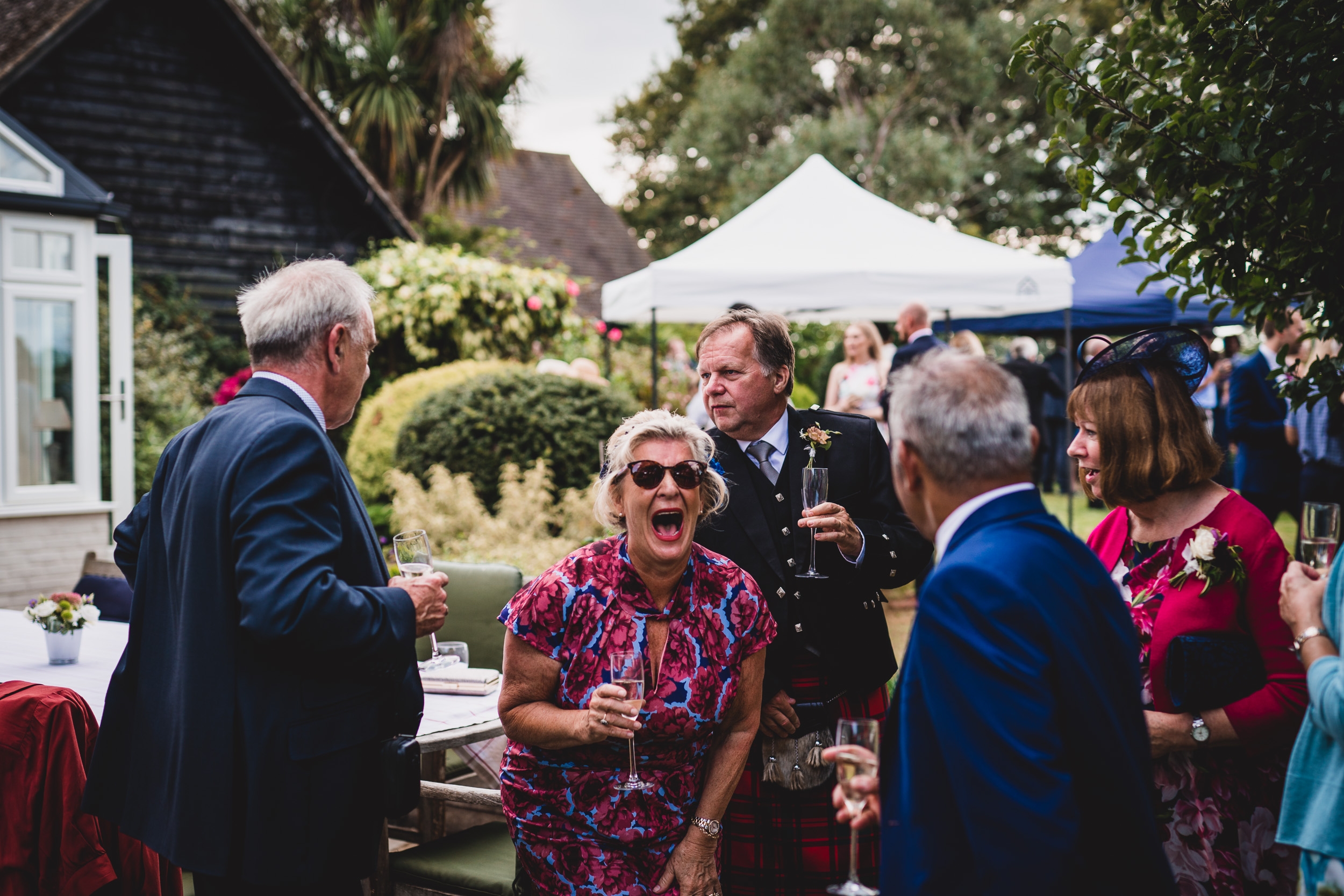 A joyful wedding celebration captured by a skilled wedding photographer.